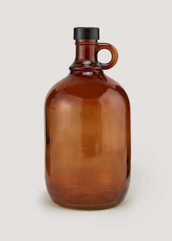 Amber Glass Bottle (26cm x 12cm) M484210