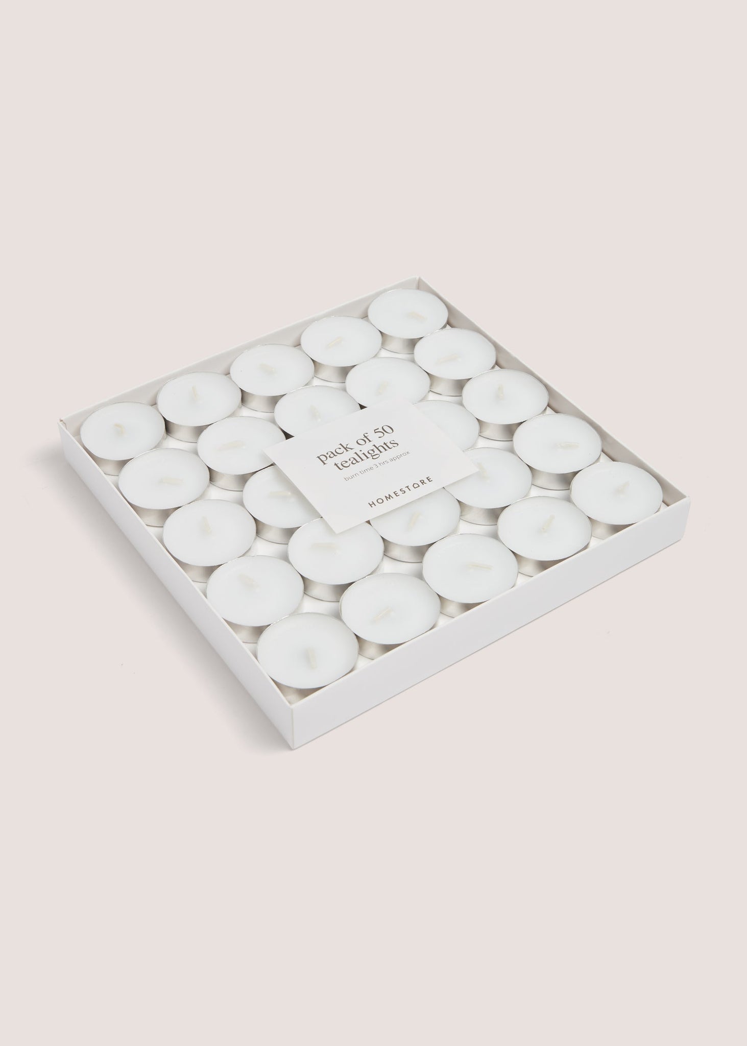 50 Pack Tealights White M698073