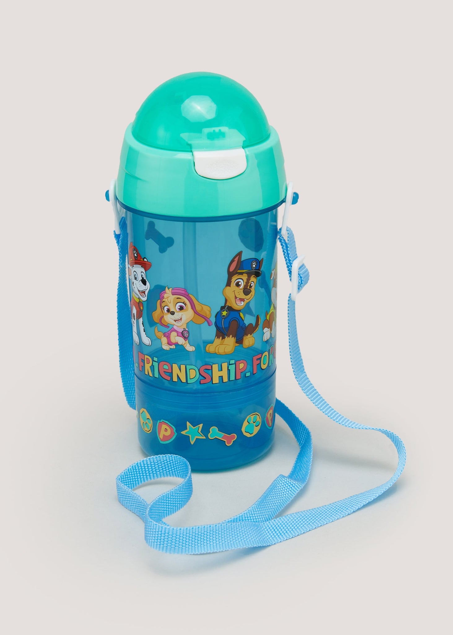 Kids Paw Patrol Sip & Snack Water Bottle (20cm x 7cm) Blue M484306