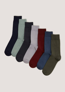 7 Pack Multicoloured Socks  M212342