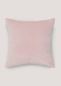 Blush Soft Velour Cushion (43cm x 43cm) Pink M493755