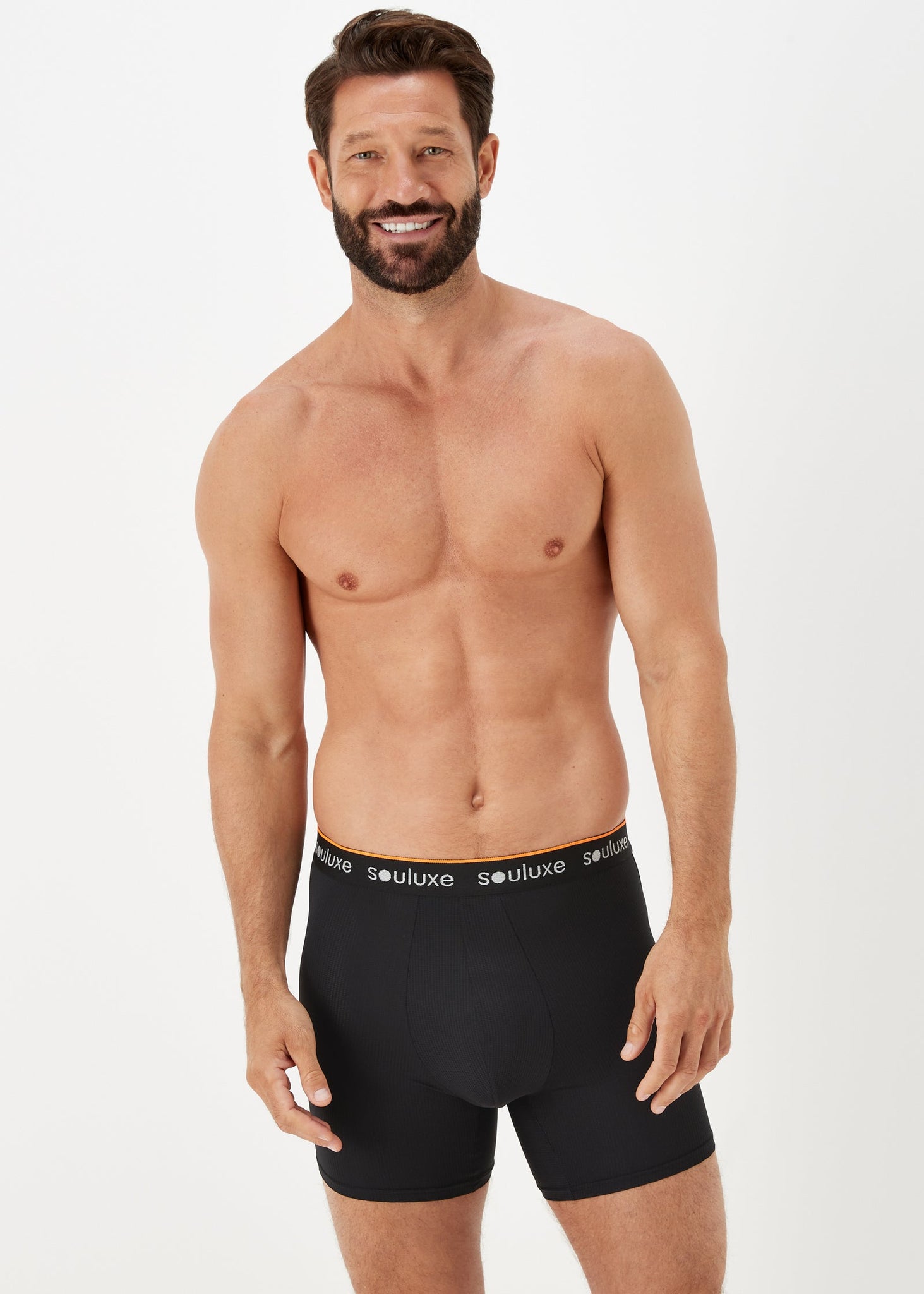 Souluxe 3 Pack Black Sports Boxers  M212363