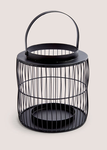 Small Black Wire Lantern M698012