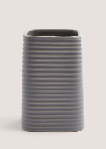 Grey Ceramic Tumbler (7.5cm x 7.5cm x 11.5cm) M814715