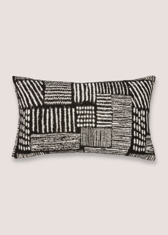 Black Mark Making Cushion (30cm x 50cm) M493903