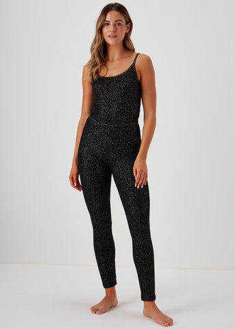 Black Thermal Leggings  F472229
