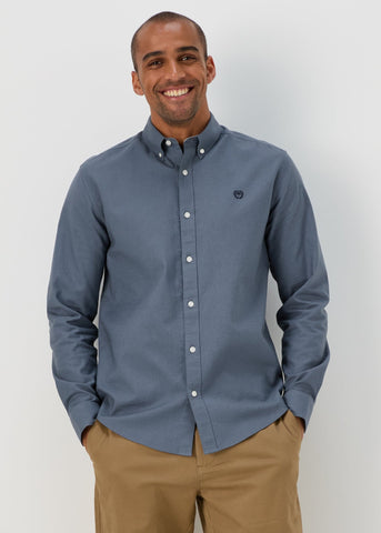 Blue Oxford Long Sleeve Shirt  M436698