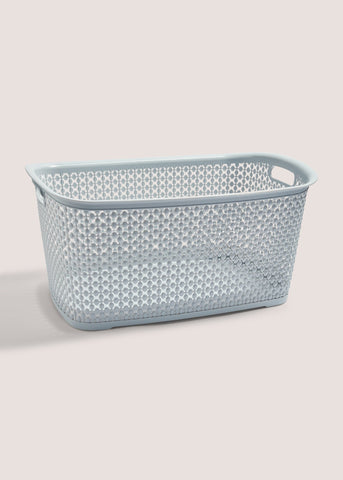 Grey Laundry Basket (41.5cm x  35cm x  54cm) M814768