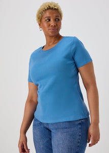 Blue Short Sleeve T-Shirt  F466155